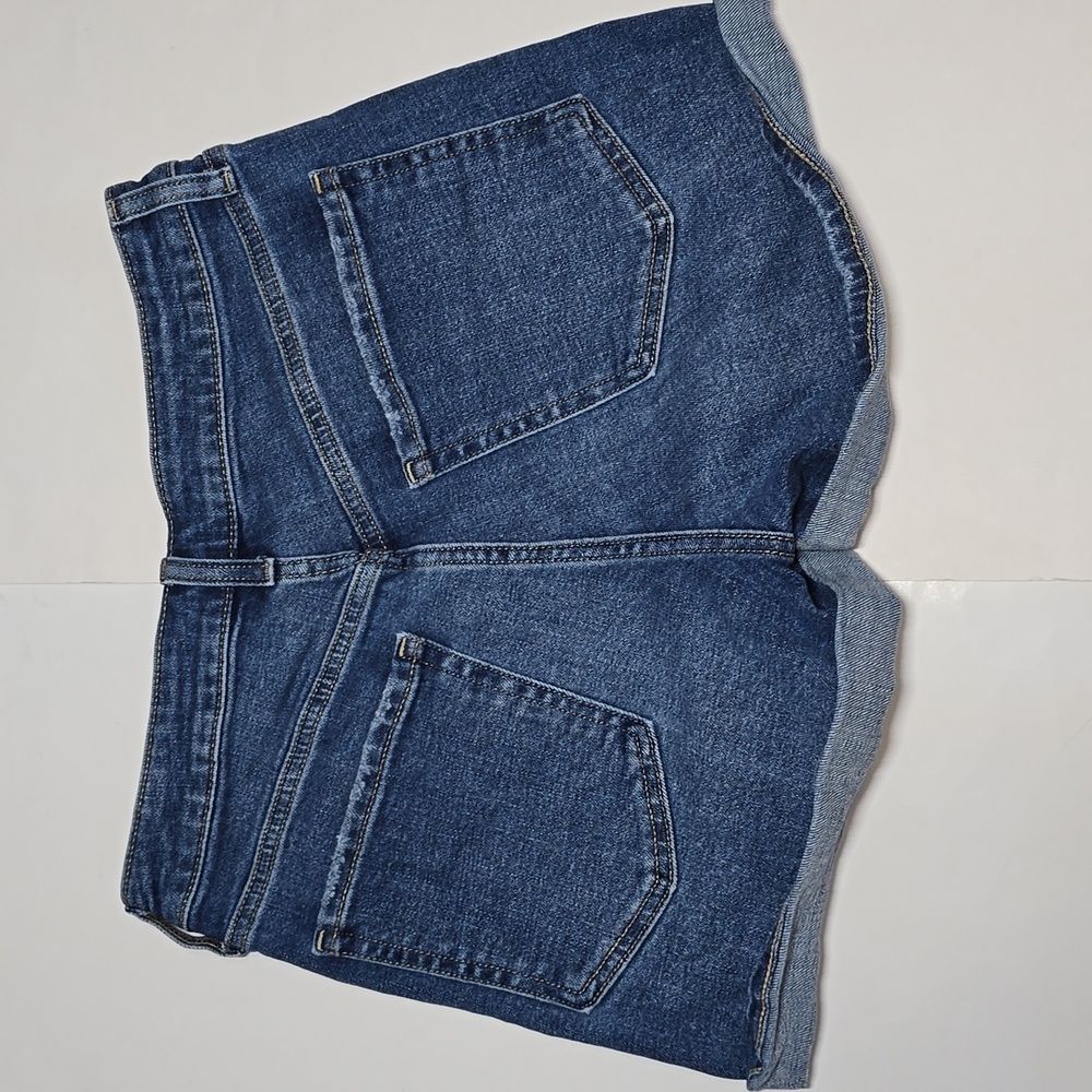 Old Navy High-Rise OG Straight Denim Blue Women's Shorts/ Size 6 - Picture 6 of 10